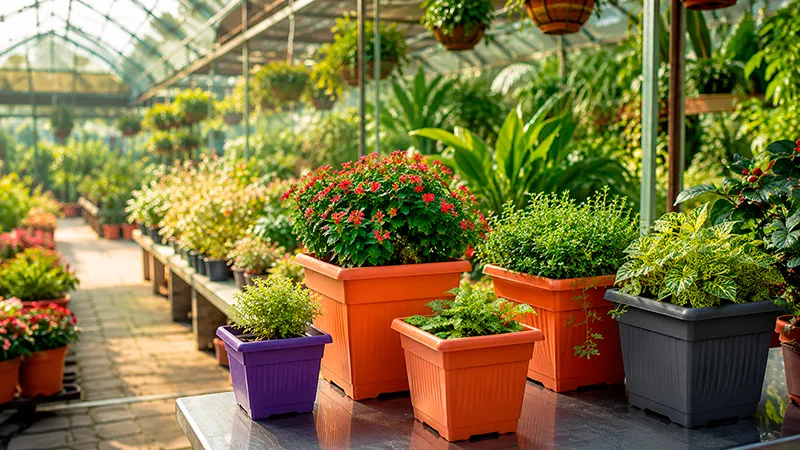 Soluciones plásticas para jardinería y viveros